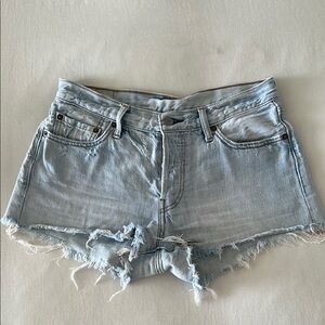 Vintage Levi’s 501 Light Wash Denim Shorts
